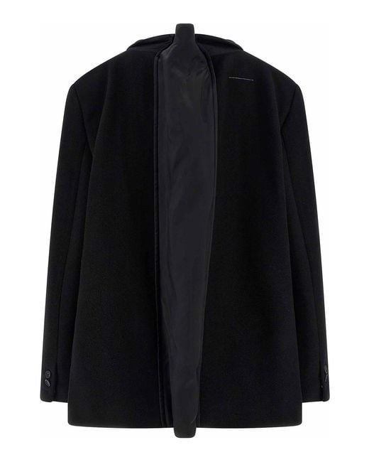 MM6 by Maison Margiela Black Back Panel Blazer