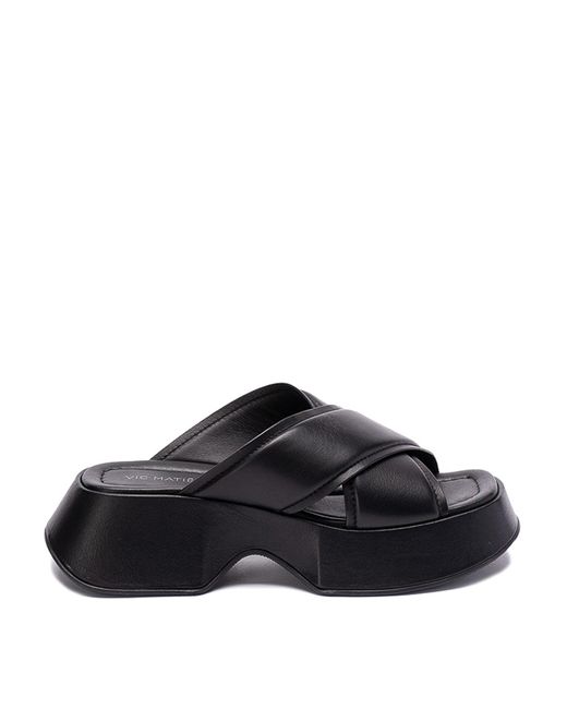 Vic Matié Black Travel Sandals