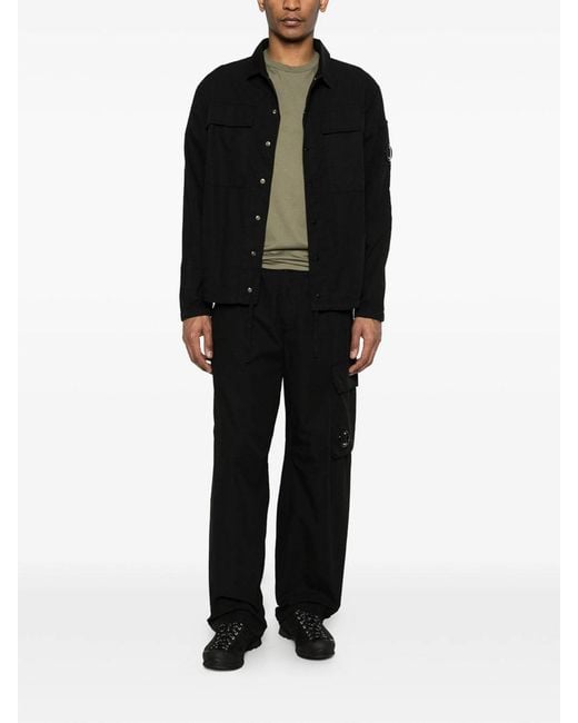 C P Company Black Pant for men