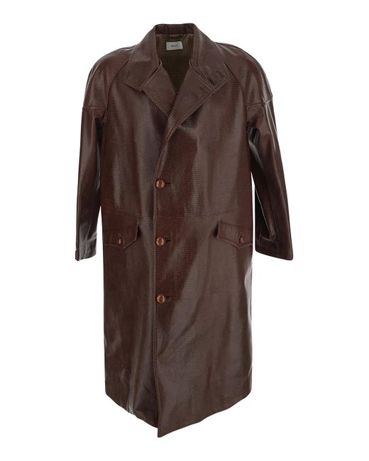 Bally Brown Coat With Long Sleeves for men