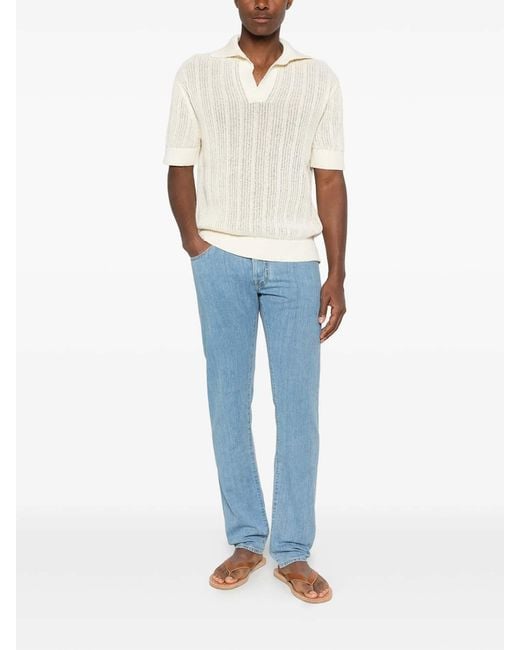 Altea White Sweater for men