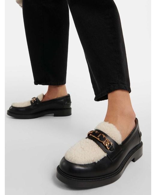 Tod's Black Teddy Loafer