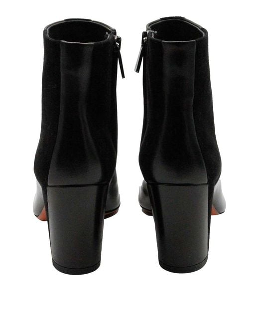 Santoni Black Boots
