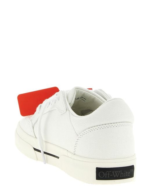 Off-White c/o Virgil Abloh White Vulcanized Sneakers