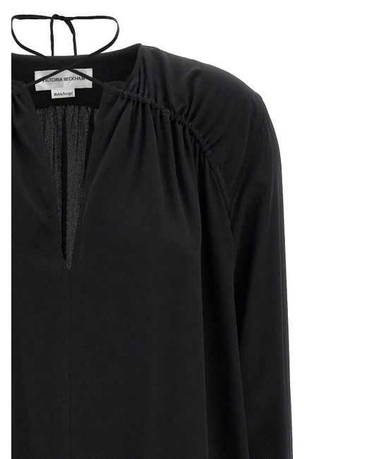 Victoria Beckham Black Blouses