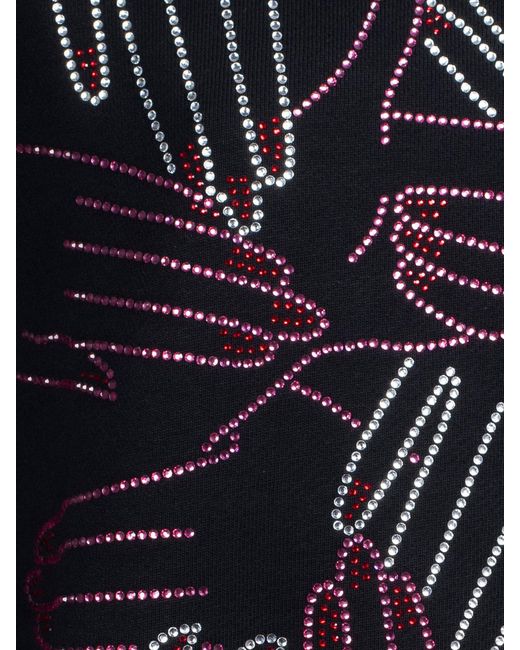 Vivetta Black Mani Crystal Sweatshirt