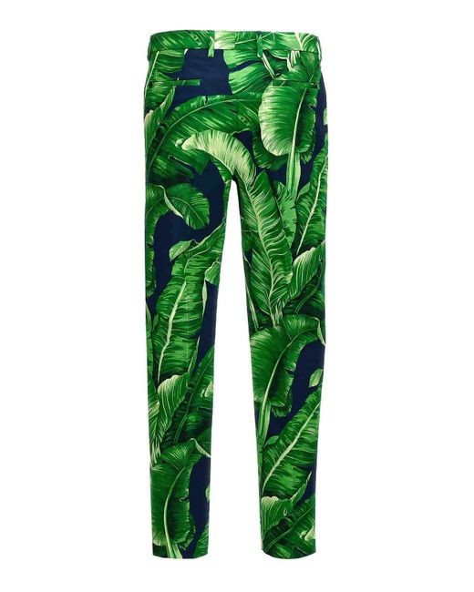 Dolce & Gabbana Green Banano Pants for men