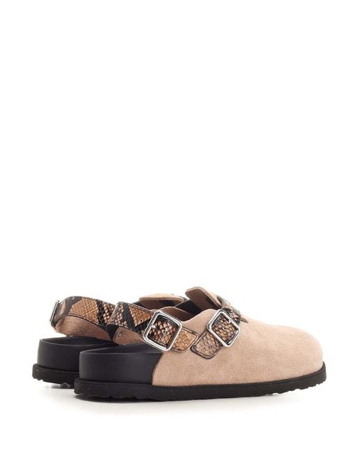 Birkenstock Tokio Cazador With Snake Leather 1774 in Natural for