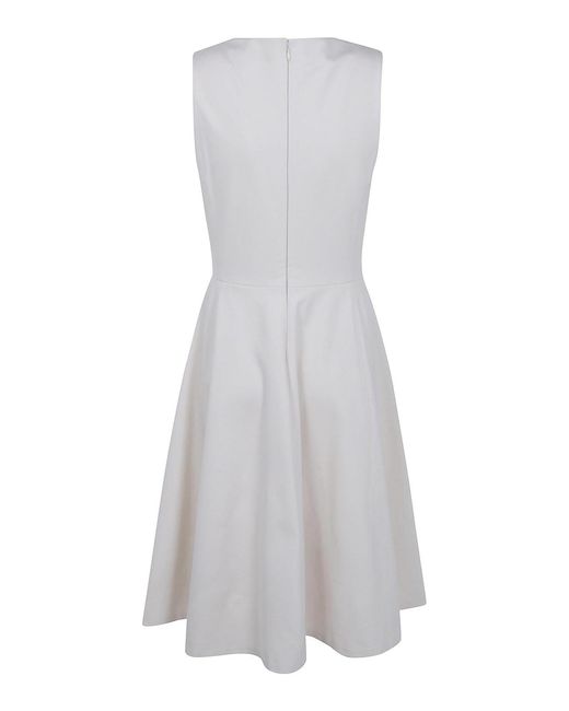 Ralph Lauren White Charlie Sleeveless Day Dress