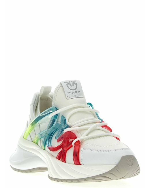 Pinko White Ariel 01 Sneakers