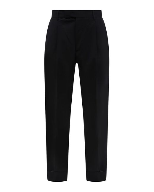 PT Torino Black Edge Virgin Wool Trouser for men