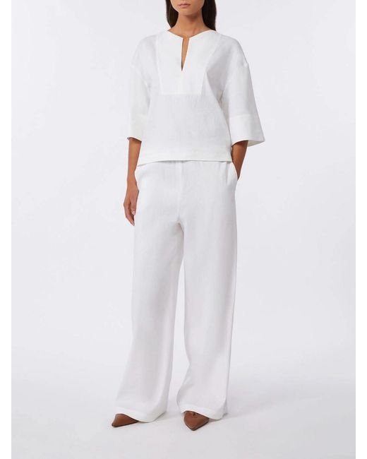 Max Mara White Destiny Trousers