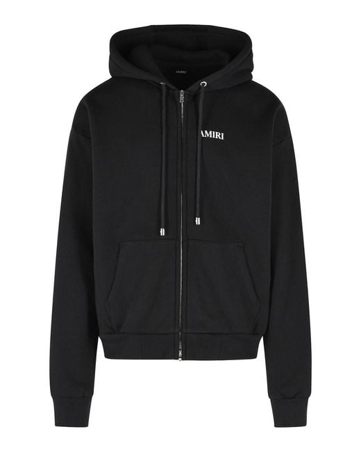 Amiri Black Cotton Sweatshirt for men