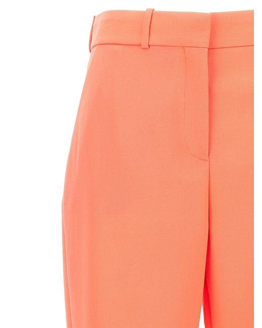 Balmain Orange Pants With Side Slits