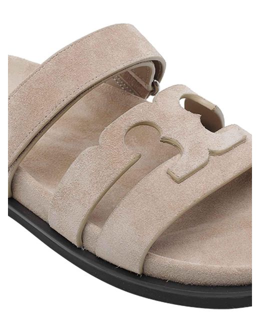 Tory Burch Brown Ines Sport Slides