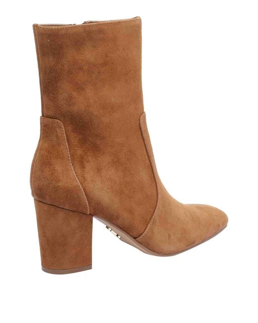 Steve Madden Brown Crossbar Pump Booties