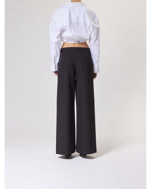 Moschino White Cropped Shirt