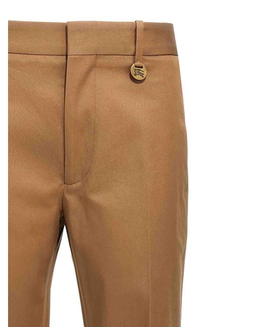 Burberry Natural Straight Pants