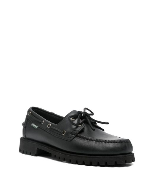 Sebago Black Ranger Waxy Loafers for men