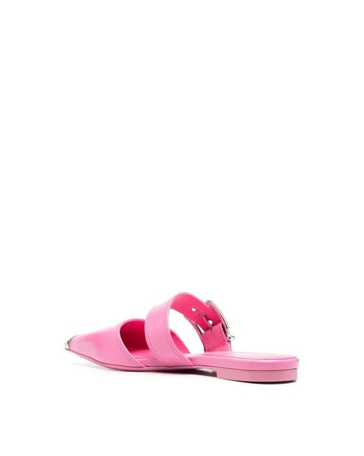 McQueen Pink Mules & Clogs