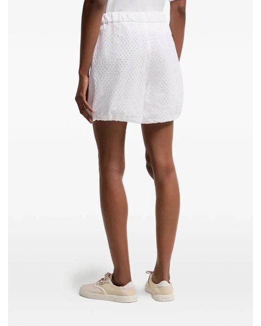 Moncler White Shorts