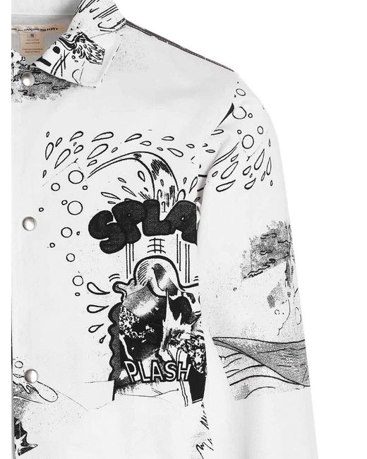 Comme des Garçons White Overshirt for men