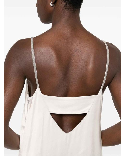 Peserico White Maxi Dress