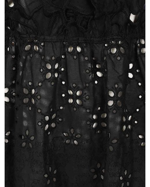 Ermanno Scervino Black Short Dress
