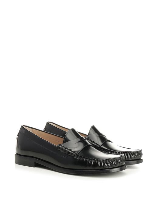 Stuart Weitzman Black Lottie Loafer
