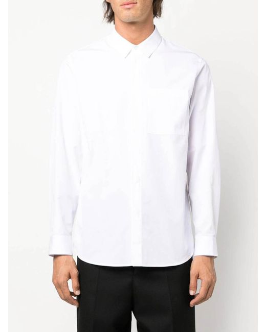Jil Sander White Tuesday Shirt for men