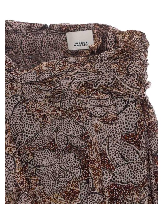 Isabel Marant Brown Ochre Camia Skirt