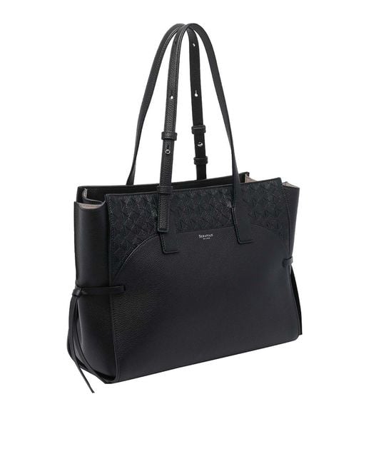 Serapian Black Medium Maro Shoulder Bag