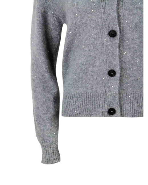 Fabiana Filippi Gray Sweaters