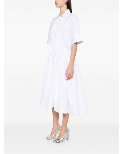 Jil Sander White Shirt Dress