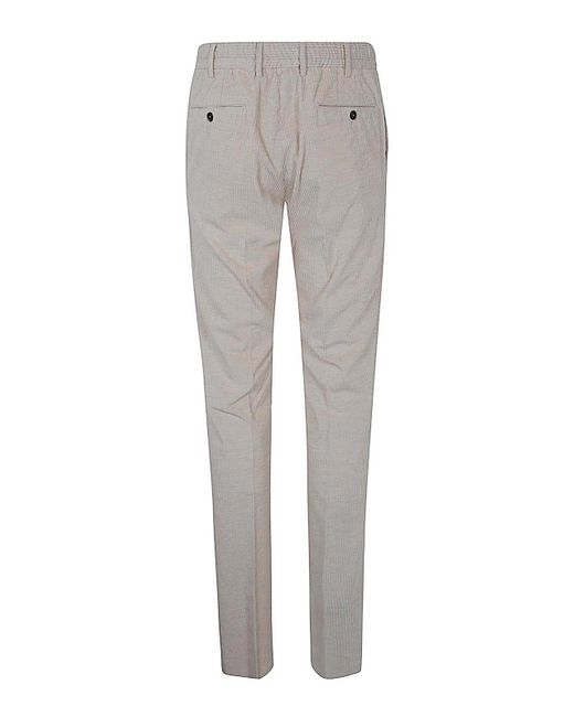 PT Torino Gray Trousers Slim Jogger for men