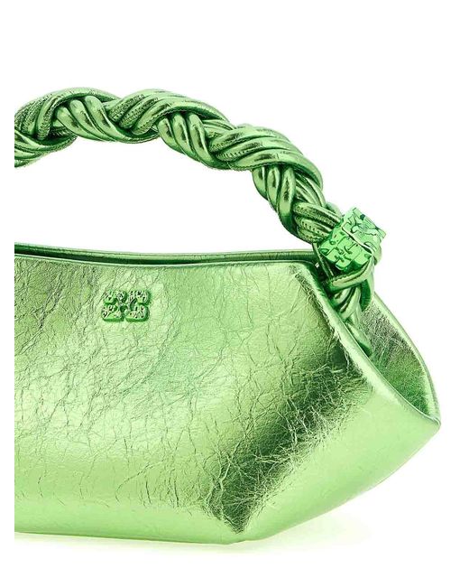 Ganni Green Bou Mini Handbag