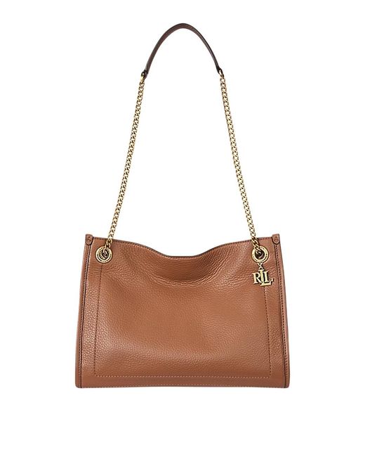 Ralph Lauren Brown Brdly Md Shp-Tote-Medium