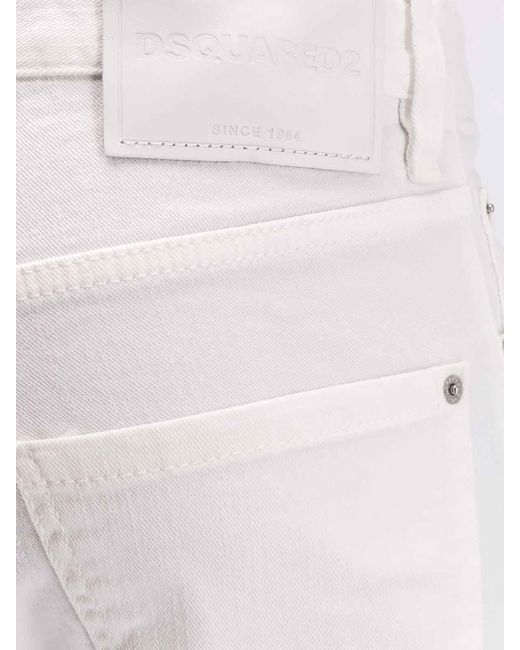 DSquared² White Jeans Cool Guy Denim for men