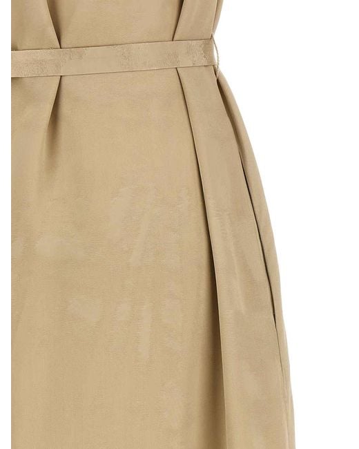 Peserico Natural Fluid Viscose Dress