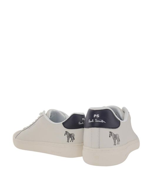 Paul Smith White Rex Zebra Trainers for men