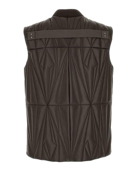 Rick Owens Brown Moncler + Vest for men