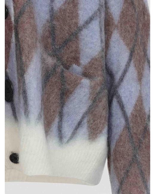 Acne Gray Mohair Cardigan