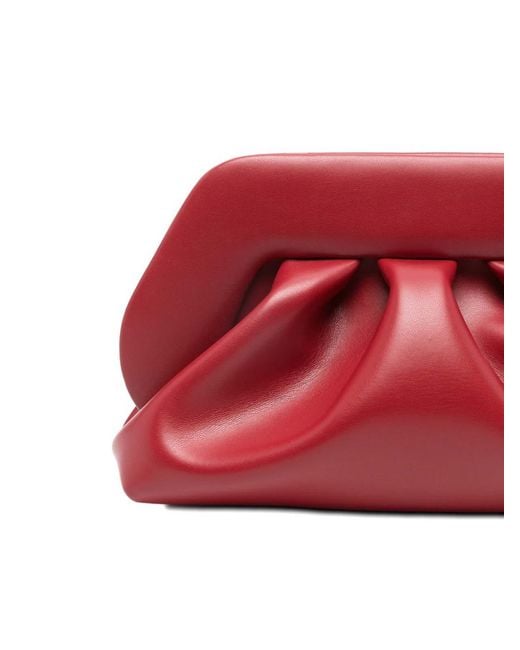 THEMOIRÈ Red Bios Medium Vegan Leather Clutch
