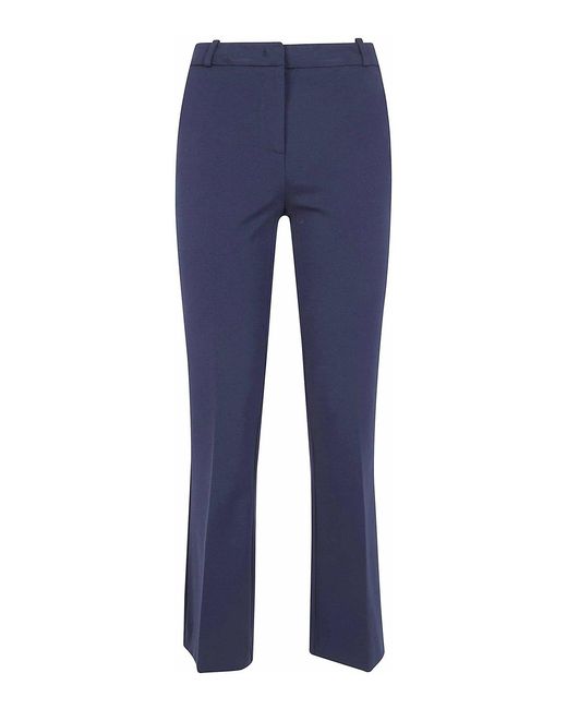 Kiltie Blue Florette Milano Stitch Light Flare Trousers