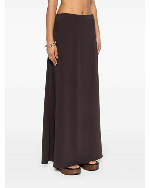 P.A.R.O.S.H. Black Midi Skirts