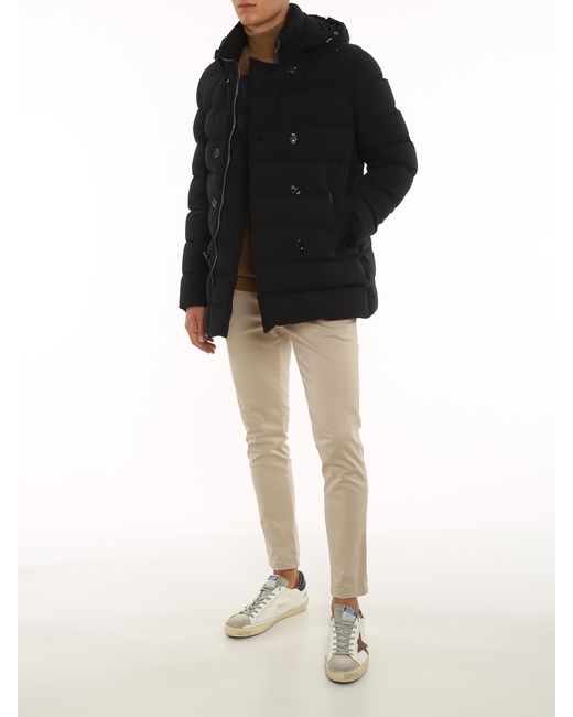Moorer Black Florio Puffer Jacket for men