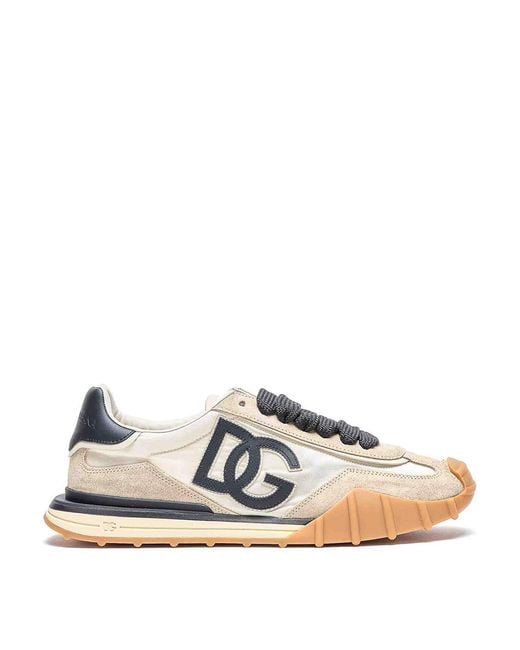 Dolce & Gabbana White Dg Cushion Sneakers for men
