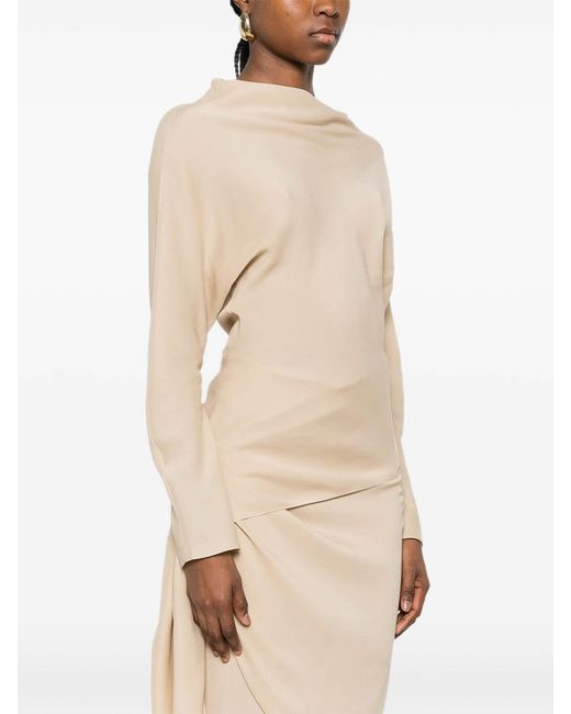 Cortana Natural Isolde Silk Top