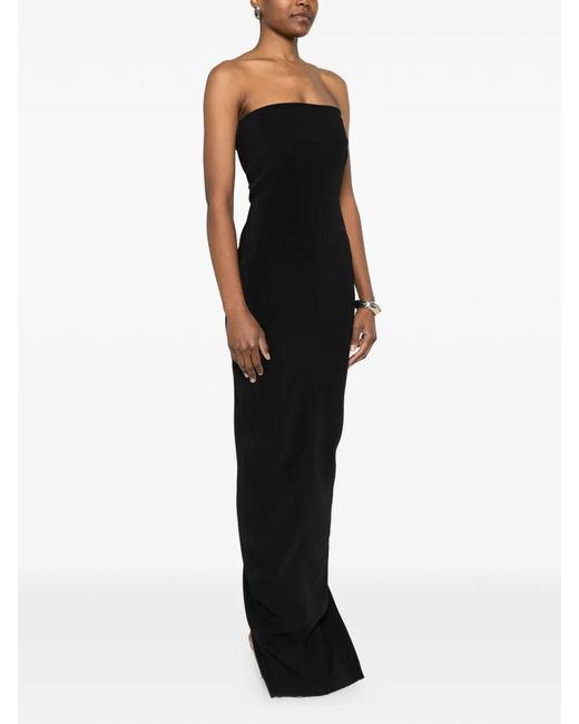Rick Owens Black Woven Dress