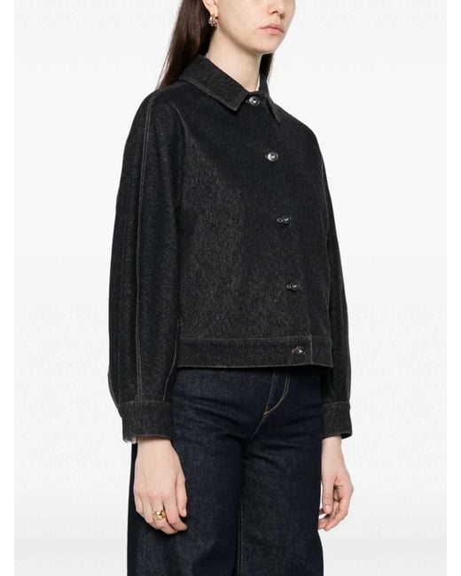 Max Mara Black Mxpnettare Jersey Jacket